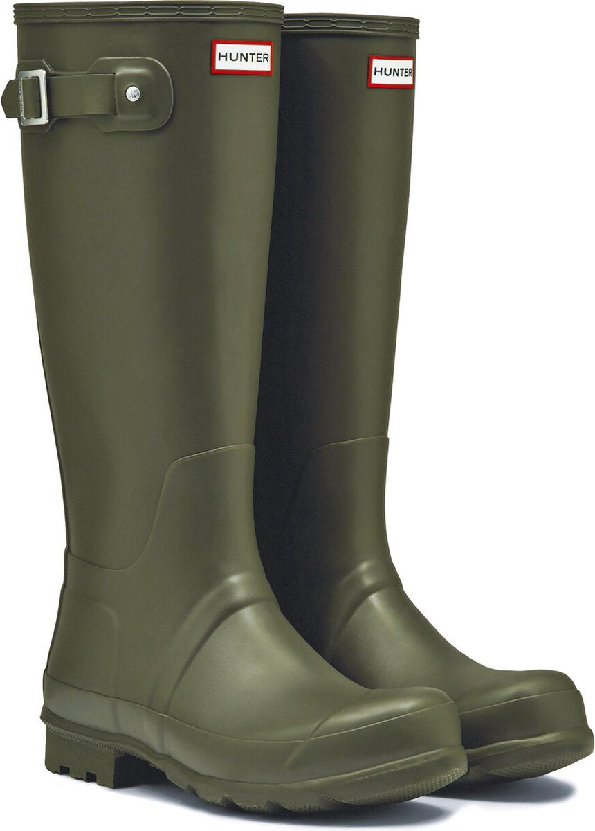 Hunter - botas de lluvia para hombre - botas de agua altas originales - verde oliva - talla 43eu