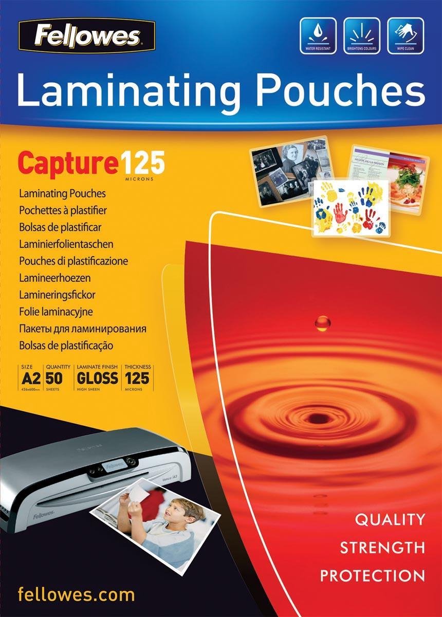 Buste per laminazione Fellowes a2 125 micron, 50 pezzi