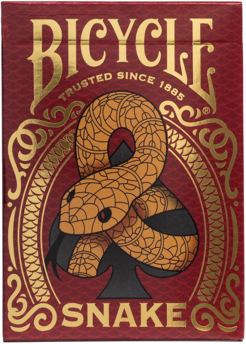 Serpiente de bicicleta - naipes premium - póquer - creativos