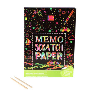 Memo Paper Scratch A4 50 Hoja+2 bolígrafos