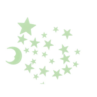 Orange Elephant Glow in the Dark Stars and Moon
