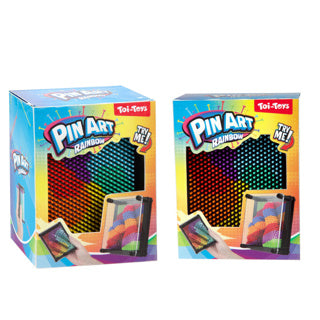 Divertenti spille art arcobaleno 12x9 cm (fidget) 2 assortite | 2 pezzi