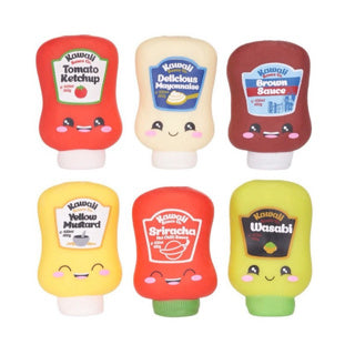Salse squishy kawaii foodies 10 cm 6 asst | 12 pezzi