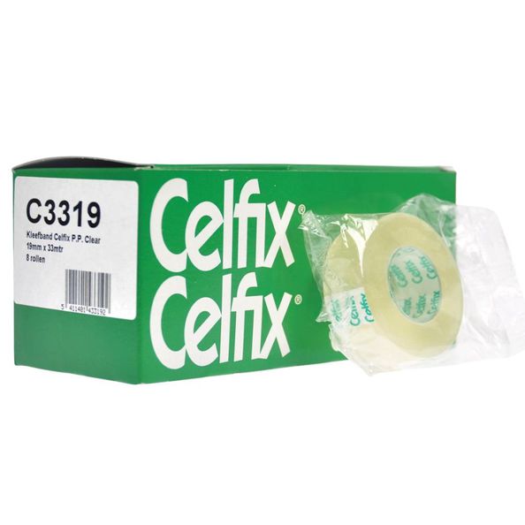 Cinta adhesiva celfix 19mmx33m ecol 8 rollo