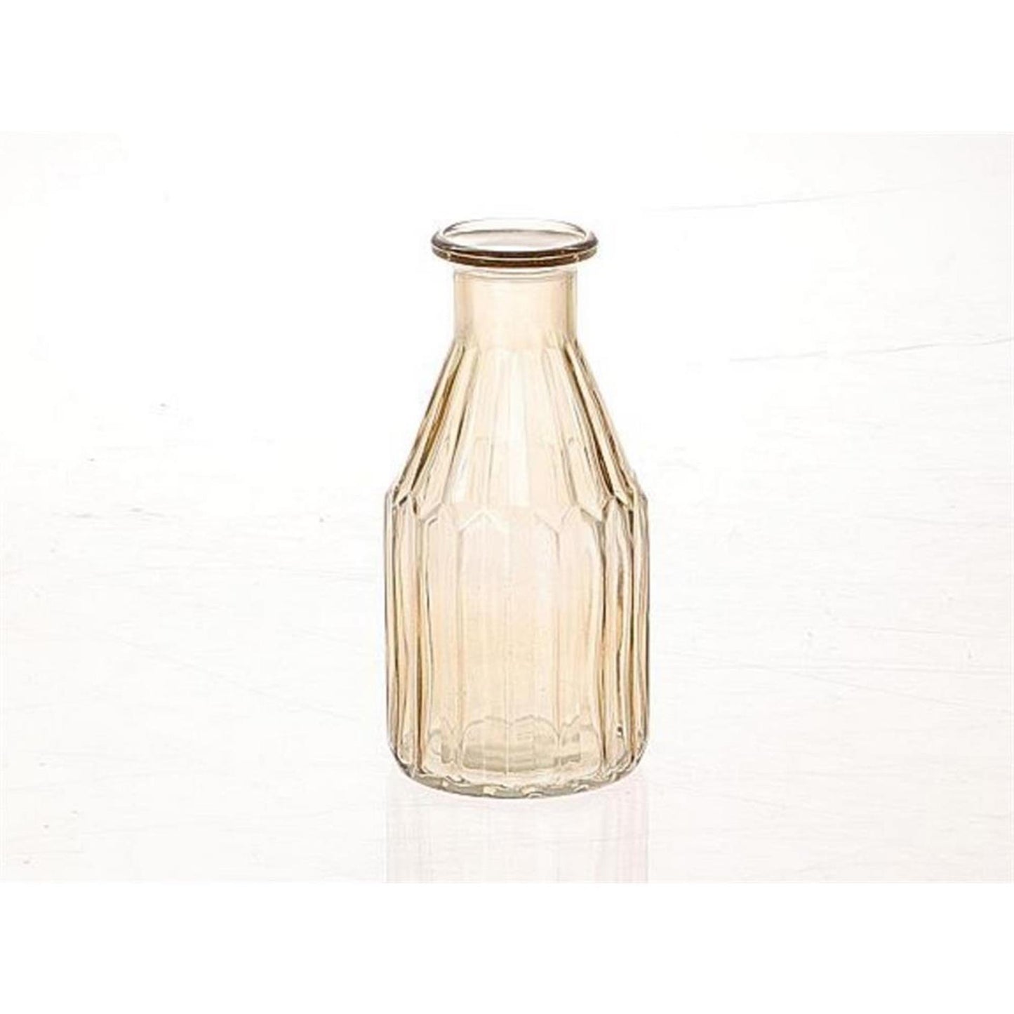 Hbx jarrón natural living meridiano ø7,5xh16,5cm amarillo