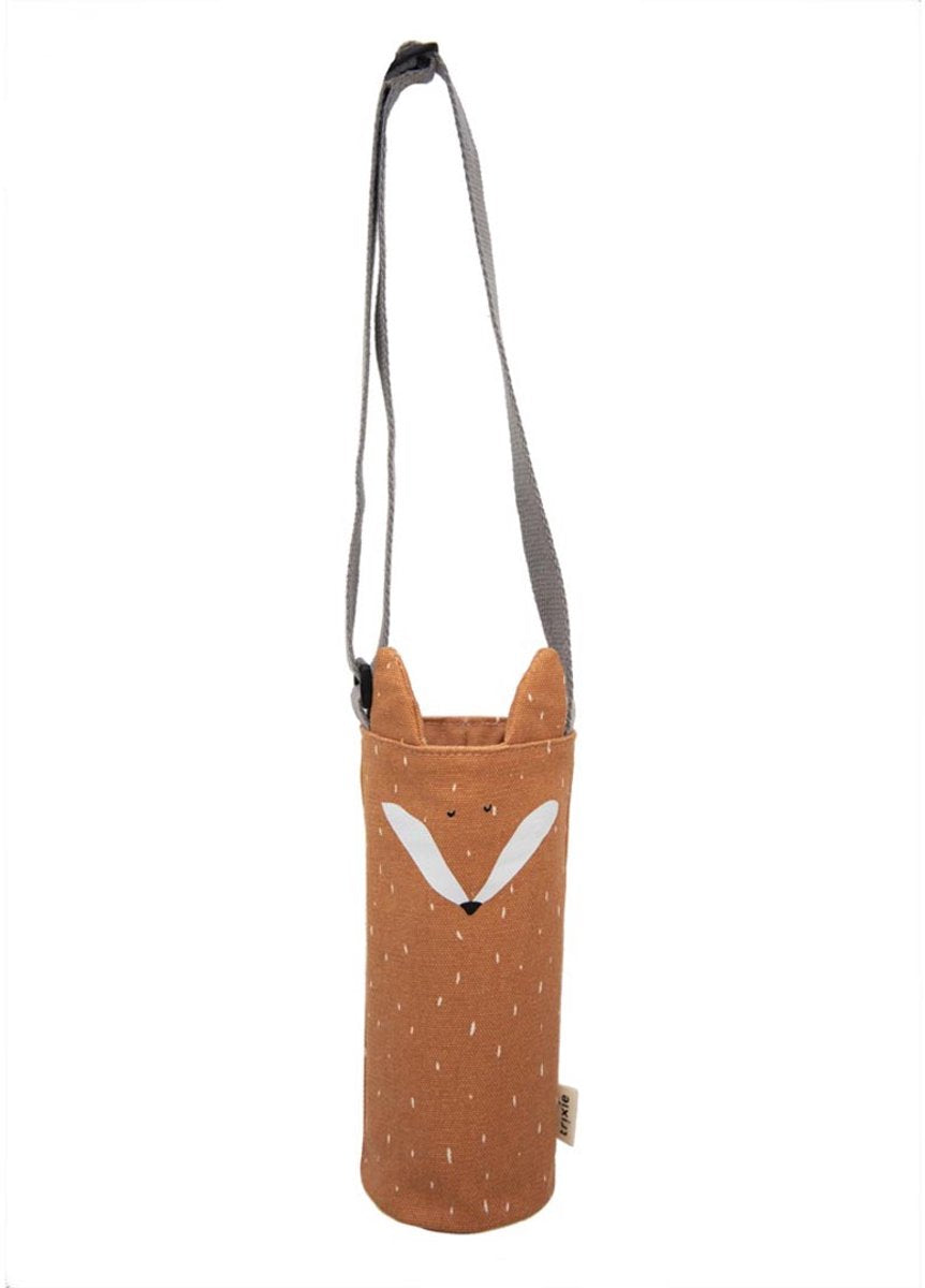 Trixie portabotellas - mr. fox - portabotellas térmico - para botella de 350 500 ml - naranja - fox