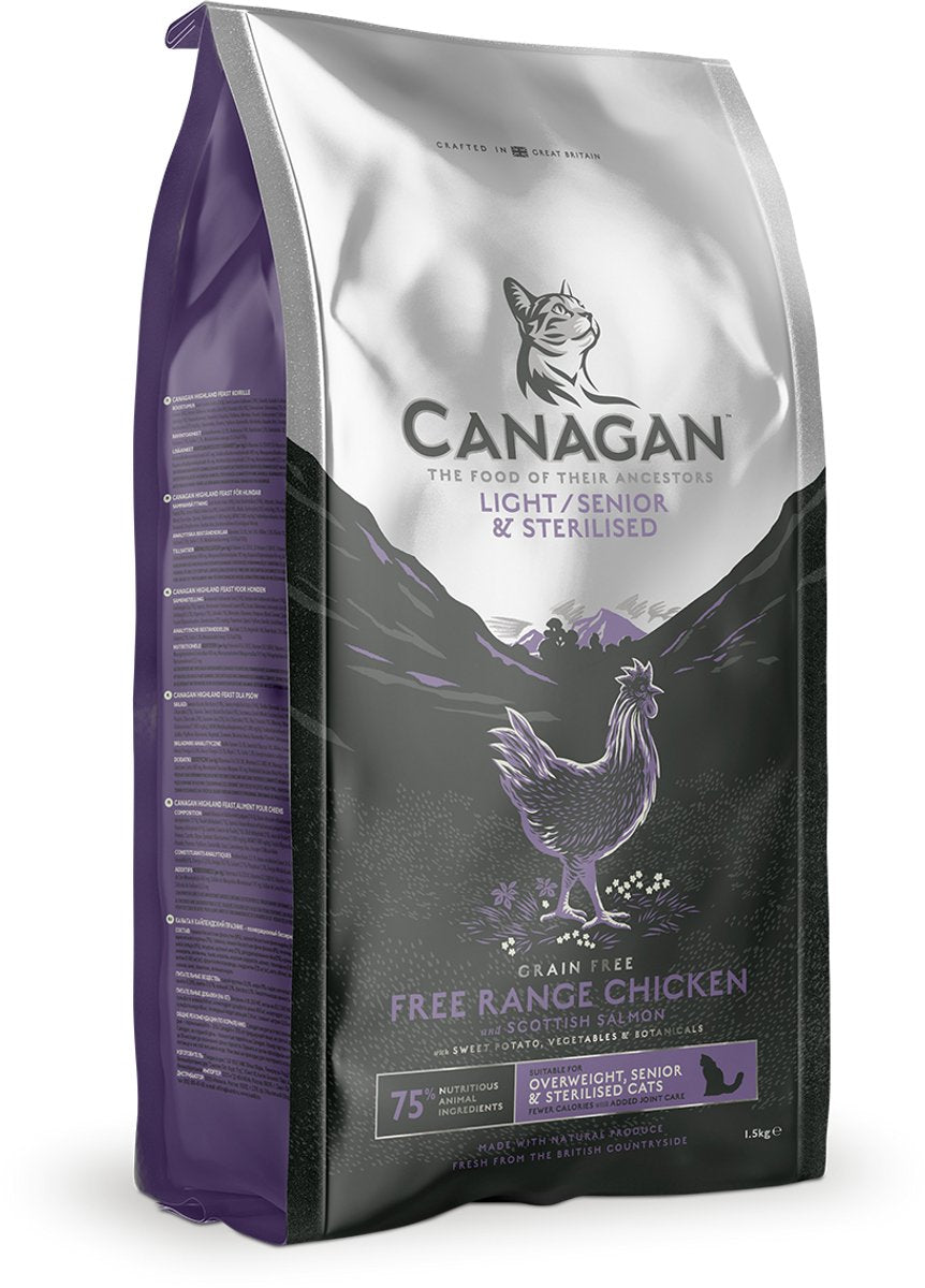 Serie Canagan - cibo secco per gatti - nadwaga senior sterilizzato - 4kg