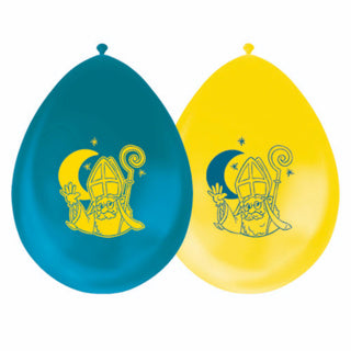 Sinterklaas Balloons 8 pezzi gonfiabili
