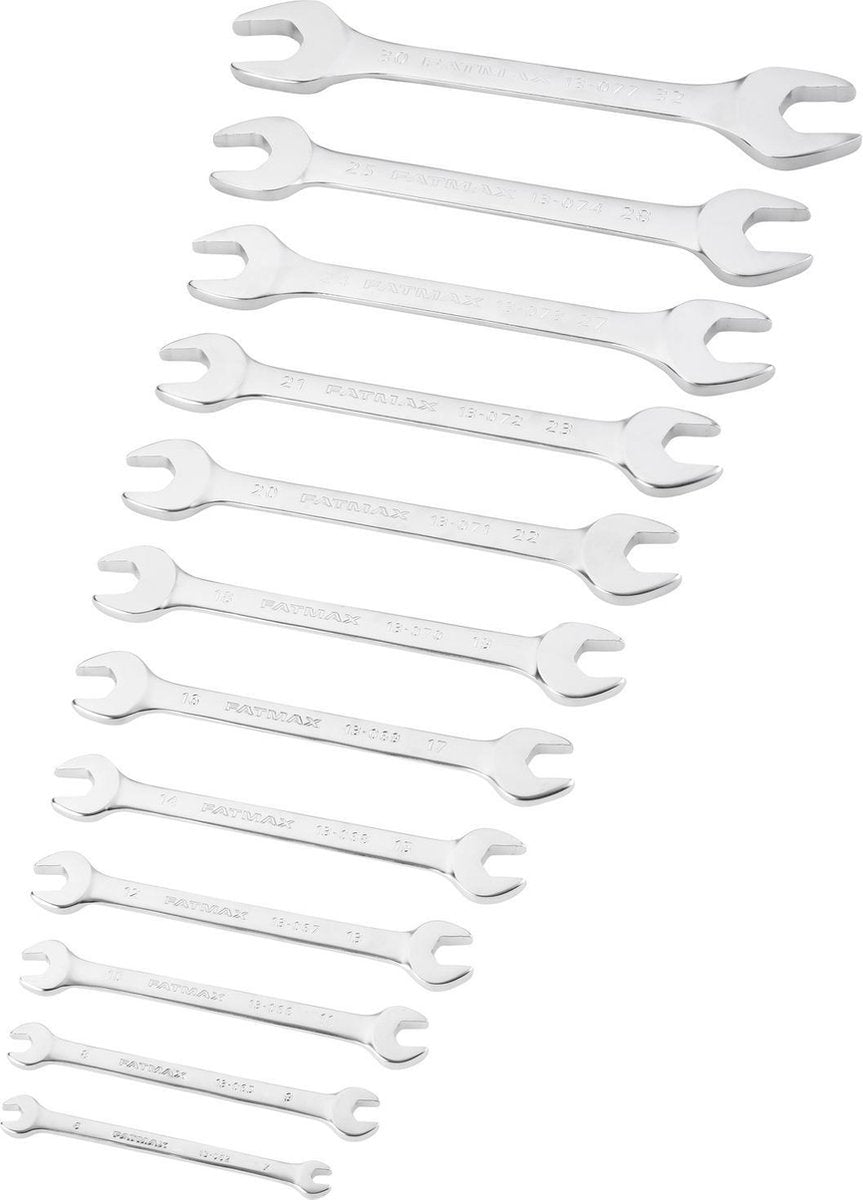 Set di chiavi a forchetta Stanley fatmax - 12 pezzi