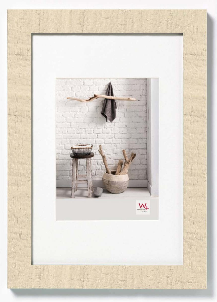 Walther home - houten lijst - fotoformaat 24x30 cm - crème wit