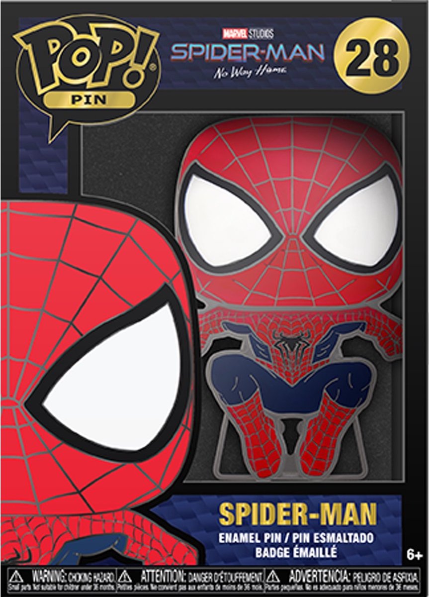 Funko Spiderman-pop! spilla smaltata andrew garfield 10 cm - multicolori