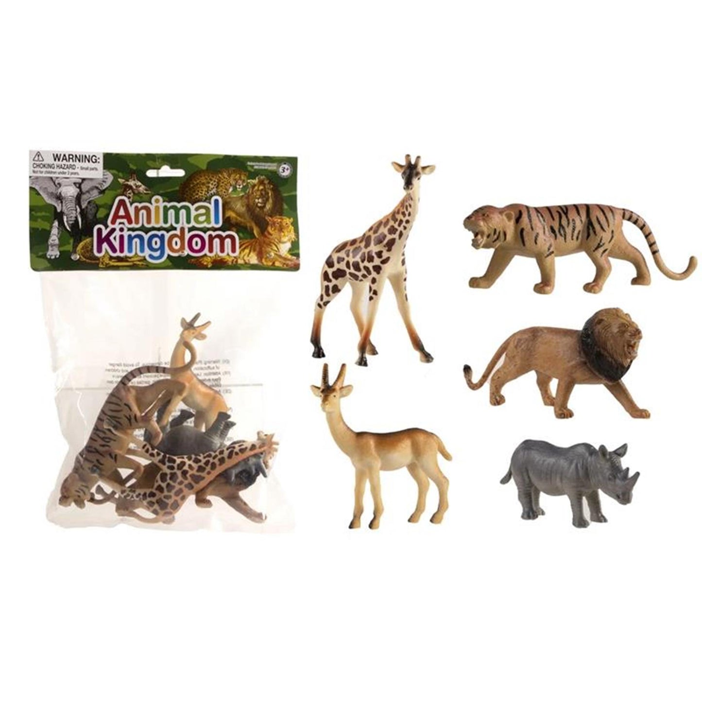 Animali selvatici 12-15 cm sacchetto da 5 pezzi
