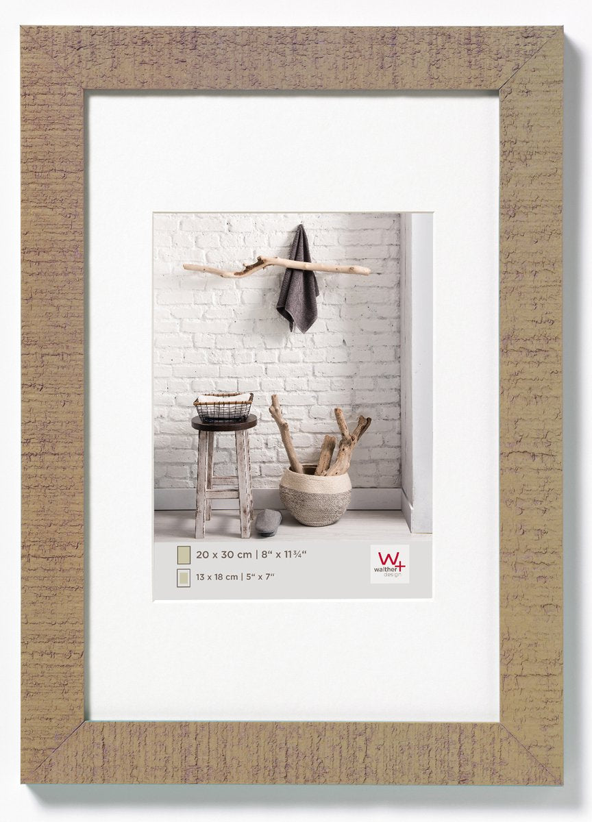 Casa Walther - cornice in legno - misura foto 60x90 cm - beige marrone