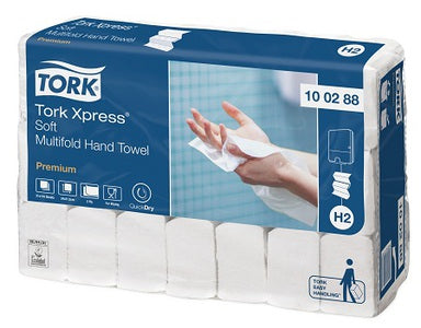 Tork xpress asciugamano multipiega soft 2 strati xl bianco h2 (21 pezzi)