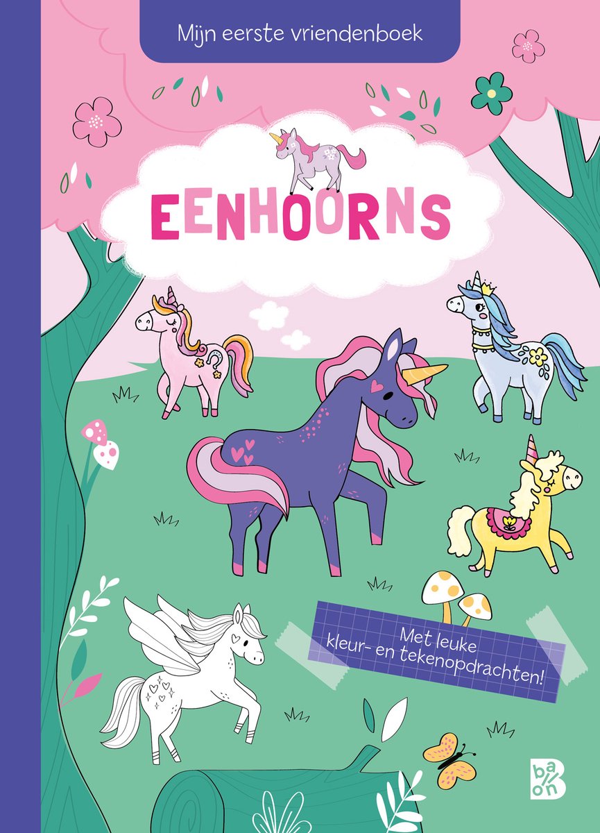 Editorial estándar mi primer libro de amigos - unicornios