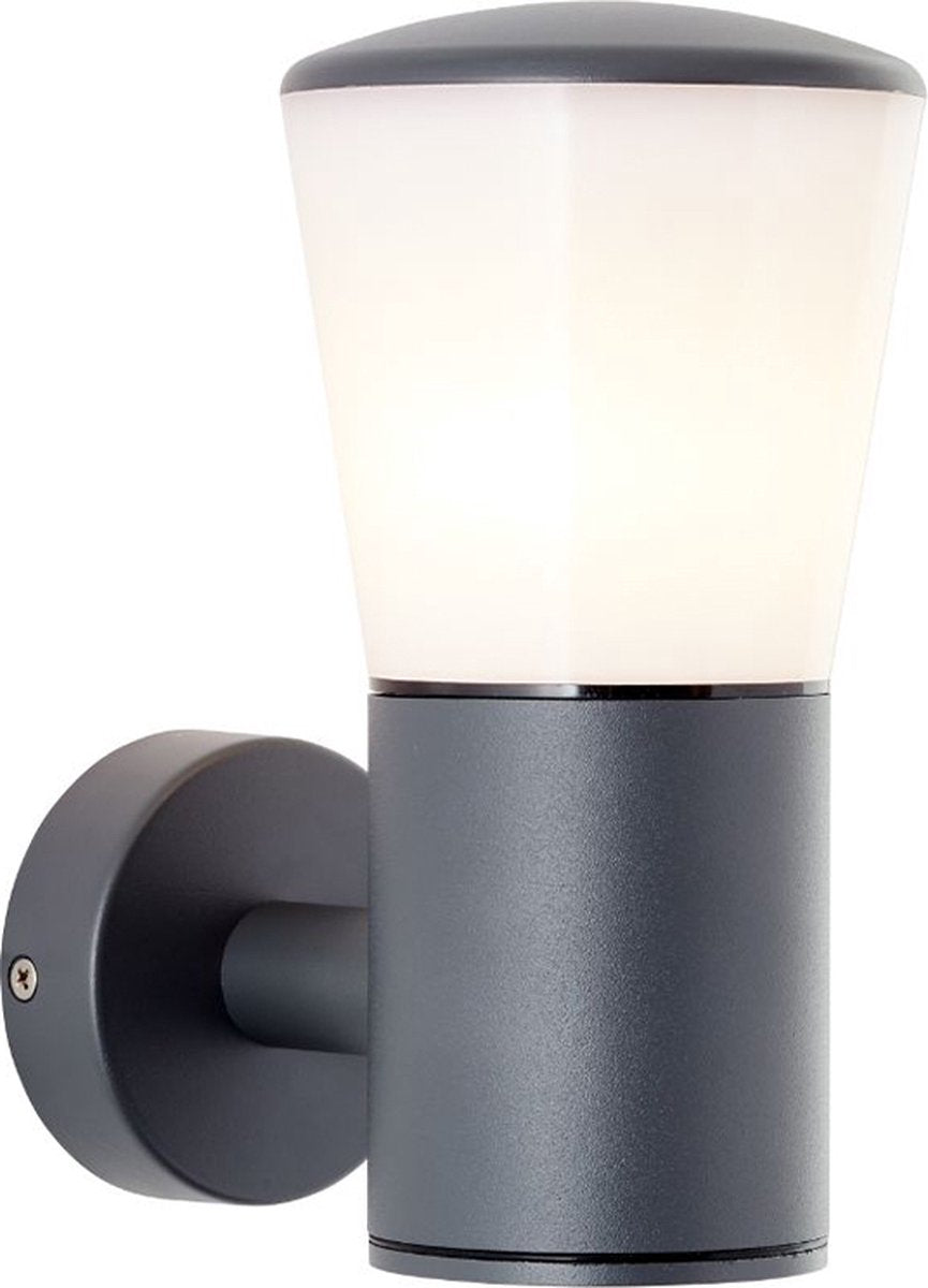 Brilliant cliffi - lampada da parete da esterno - e27 max 1x28w - ip44 - antracite