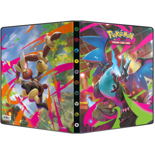 Portafoglio Pokemon pok me02 Fiamme fantasmatiche a 9 tasche | 2 pezzi