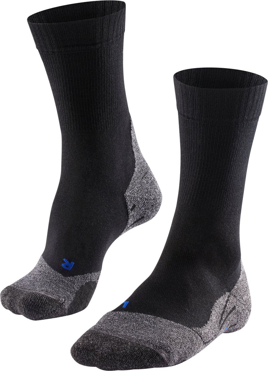 Falke tk2 cool anti-blaar dik lyocell functioneel materiaal wandelsokken dames zwart - maat 41-42
