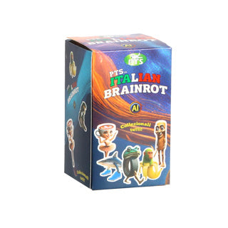 Brainrot italiano 3d keyh. ciegob. 4cm 12 ast | 24 piezas
