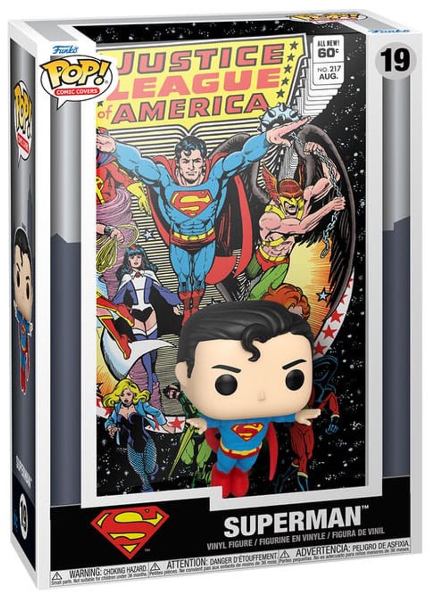 Portada del cómic funko pop: superman pop #19