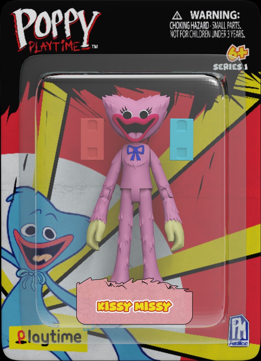 Roblox poppy playtime - 12.5 cm actiefiguur - kissy missy