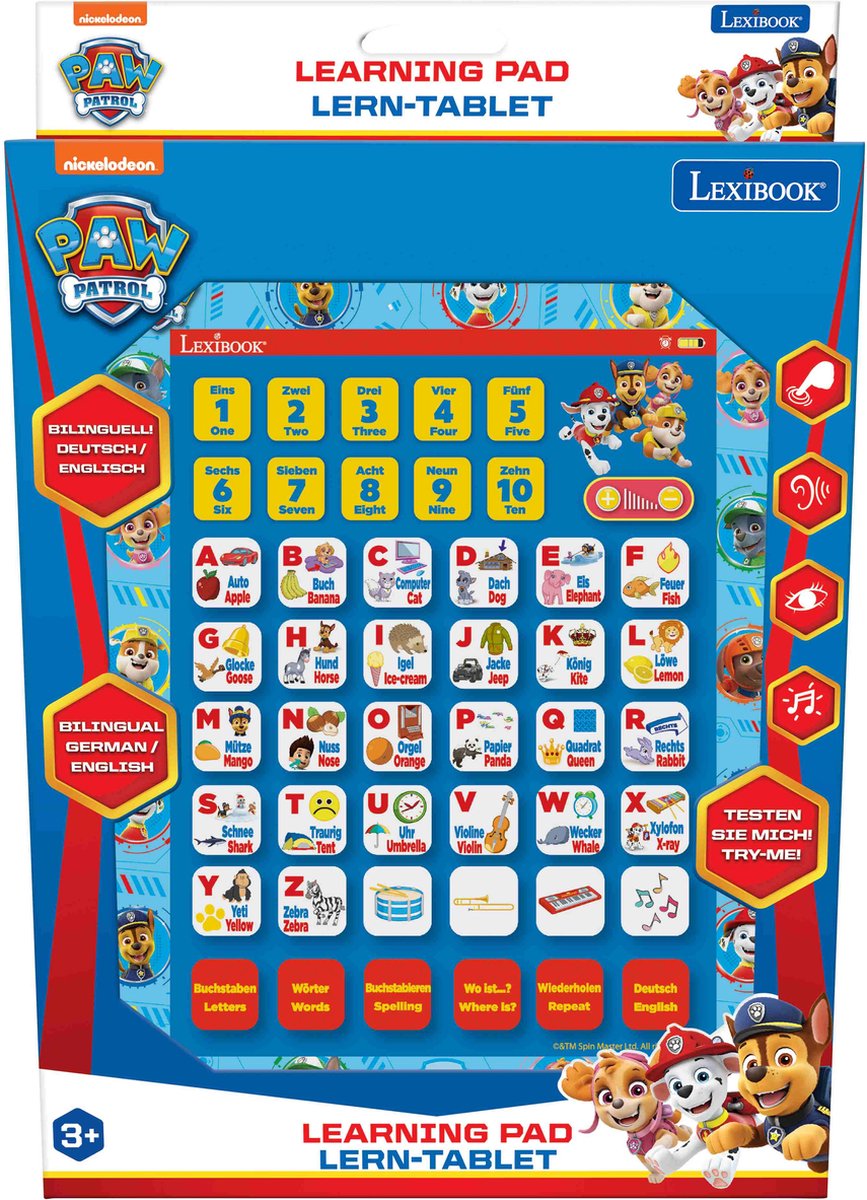 Lexibook tableta educativa bilingüe patrulla canina (es)