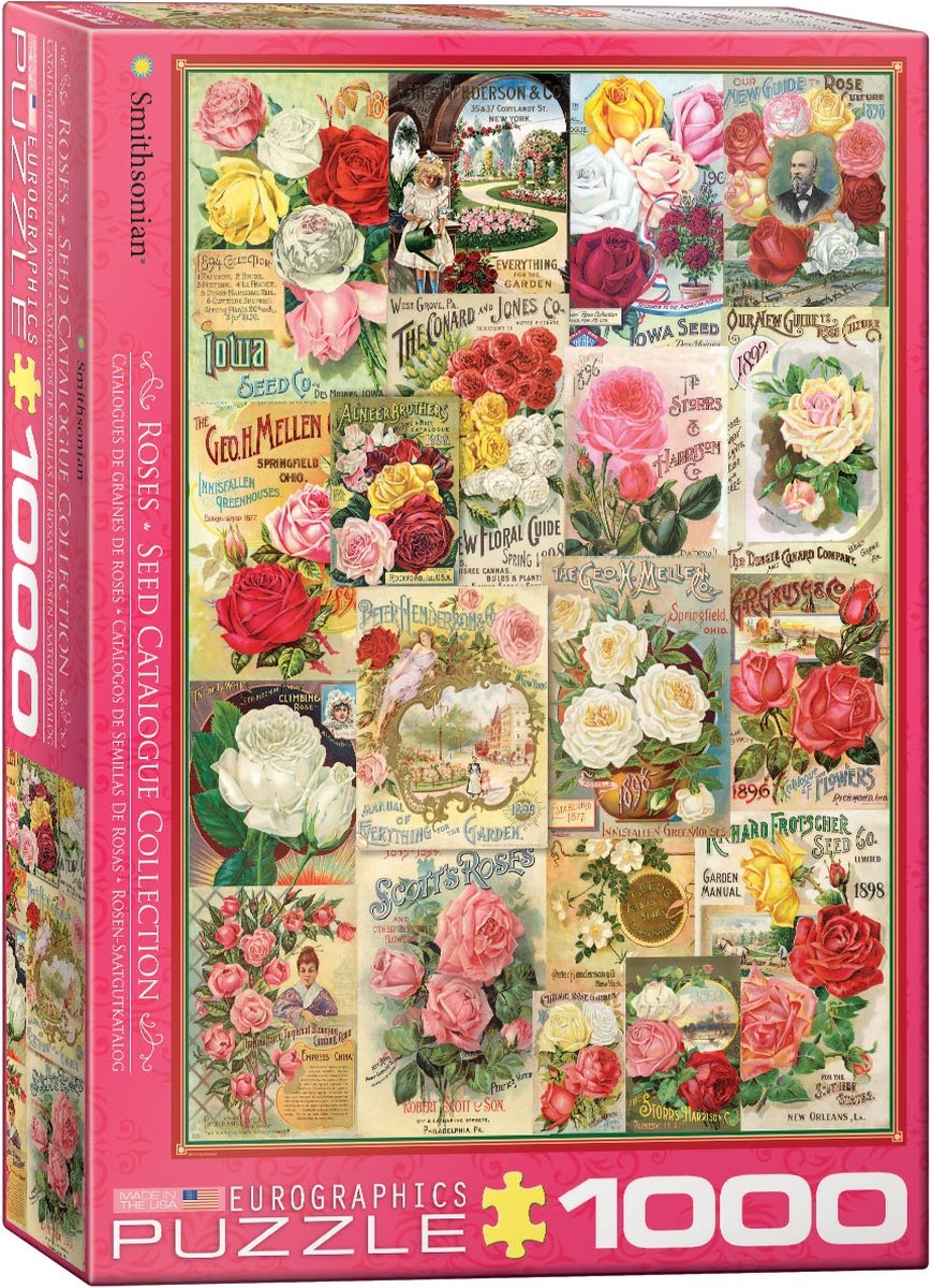 Rose puzzle Eurographics - catalogo semi - 1000 pezzi