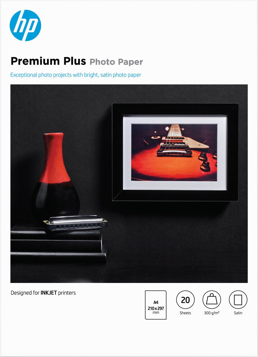 Hp premium plus fotopapier - a4 semi gloss