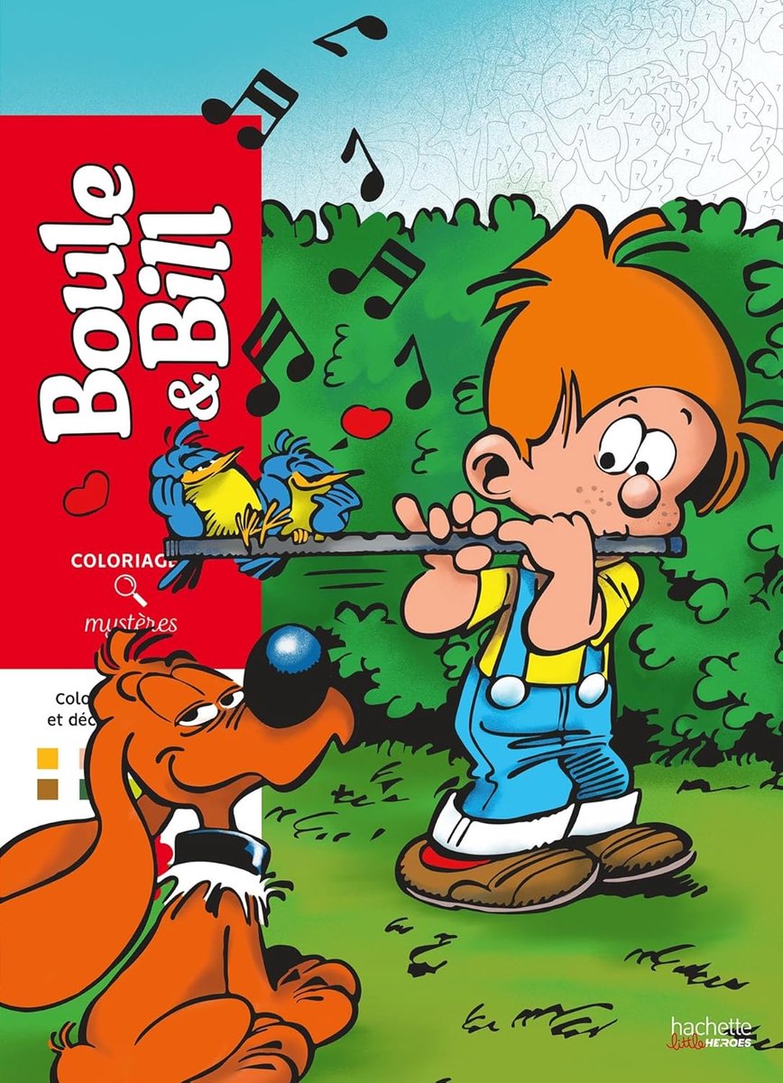Hachette heroes atelier créatif otras licencias coloriages mystères coloriages mysteres boule bill