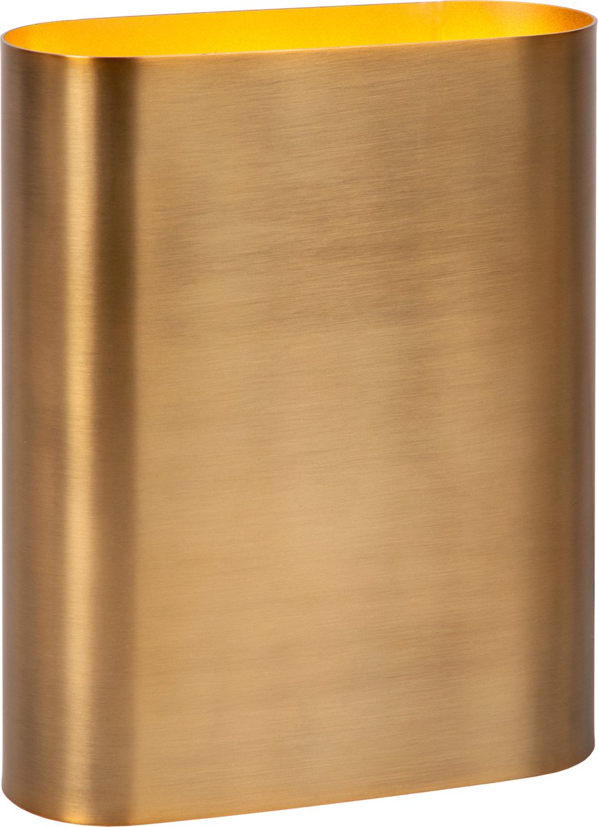 Lucide ovalis - lampada da parete - 2xe14 - ottone oro opaco