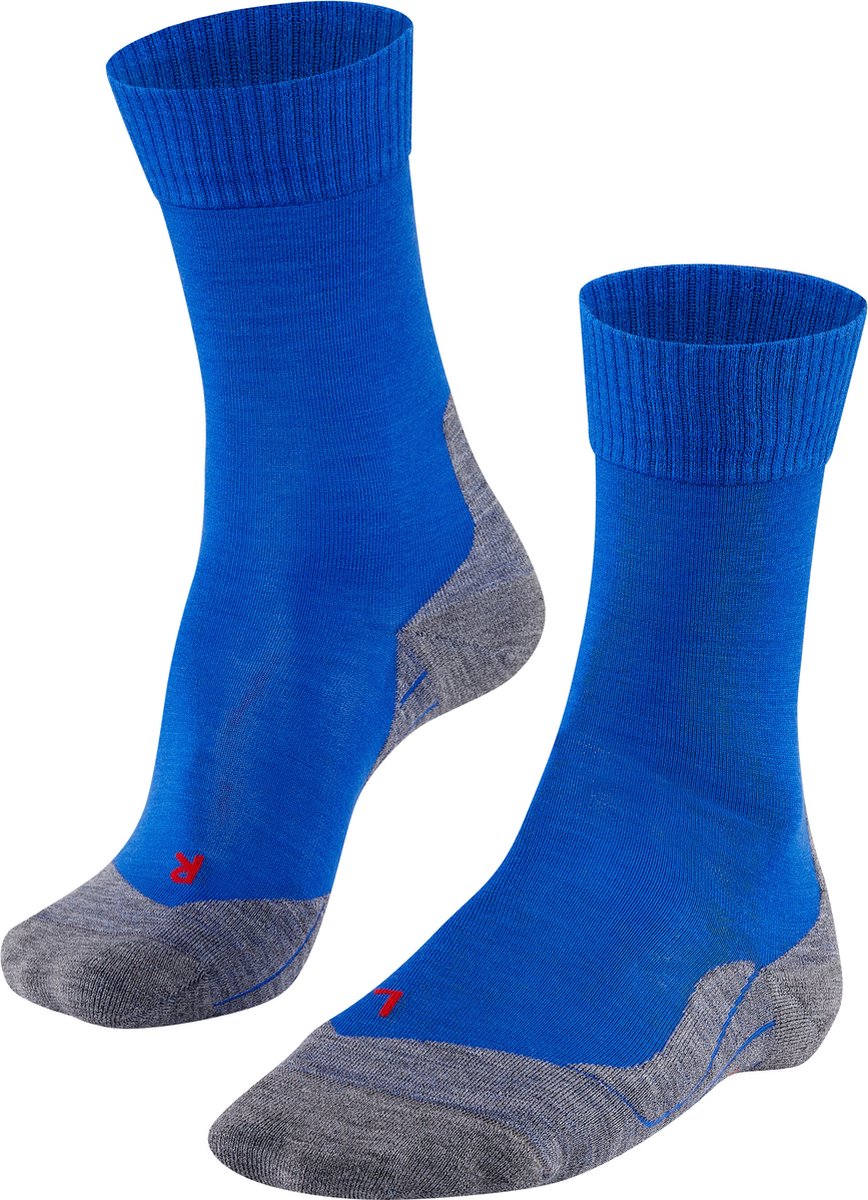 Falke tk5 anti-blaar dun wol functioneel materiaal wandelsokken heren blauw - maat 42-43