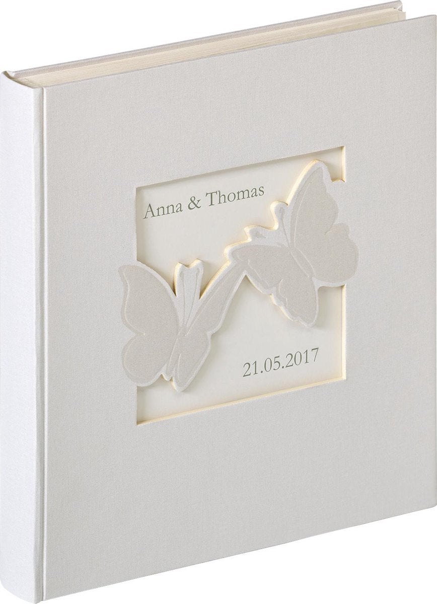 Walther uh-201 farfalla - trouwalbum - formaat 28x30,5 cm - parelmoer
