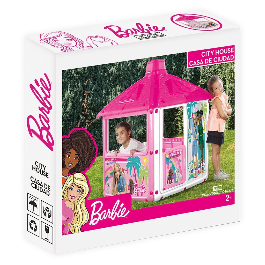 Barbie City Speelhuis 132x104x104 cm Posa bianco