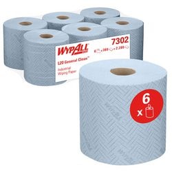 Salviette Wypall L20 Airflex 2 strati blu confezione 6 pezzi