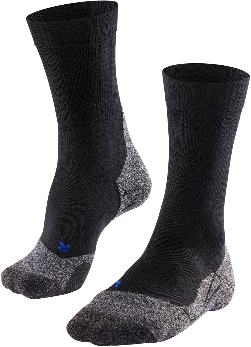 Falke tk2 cool anti-blaar dik lyocell functioneel materiaal wandelsokken heren zwart - maat 44-45