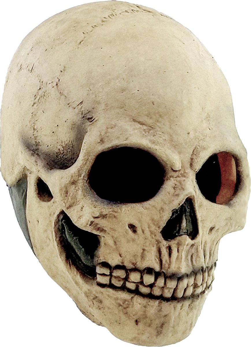 Vegaoo Máscara de Calavera de Halloween para Adultos - Máscara de Disfraces - Talla única