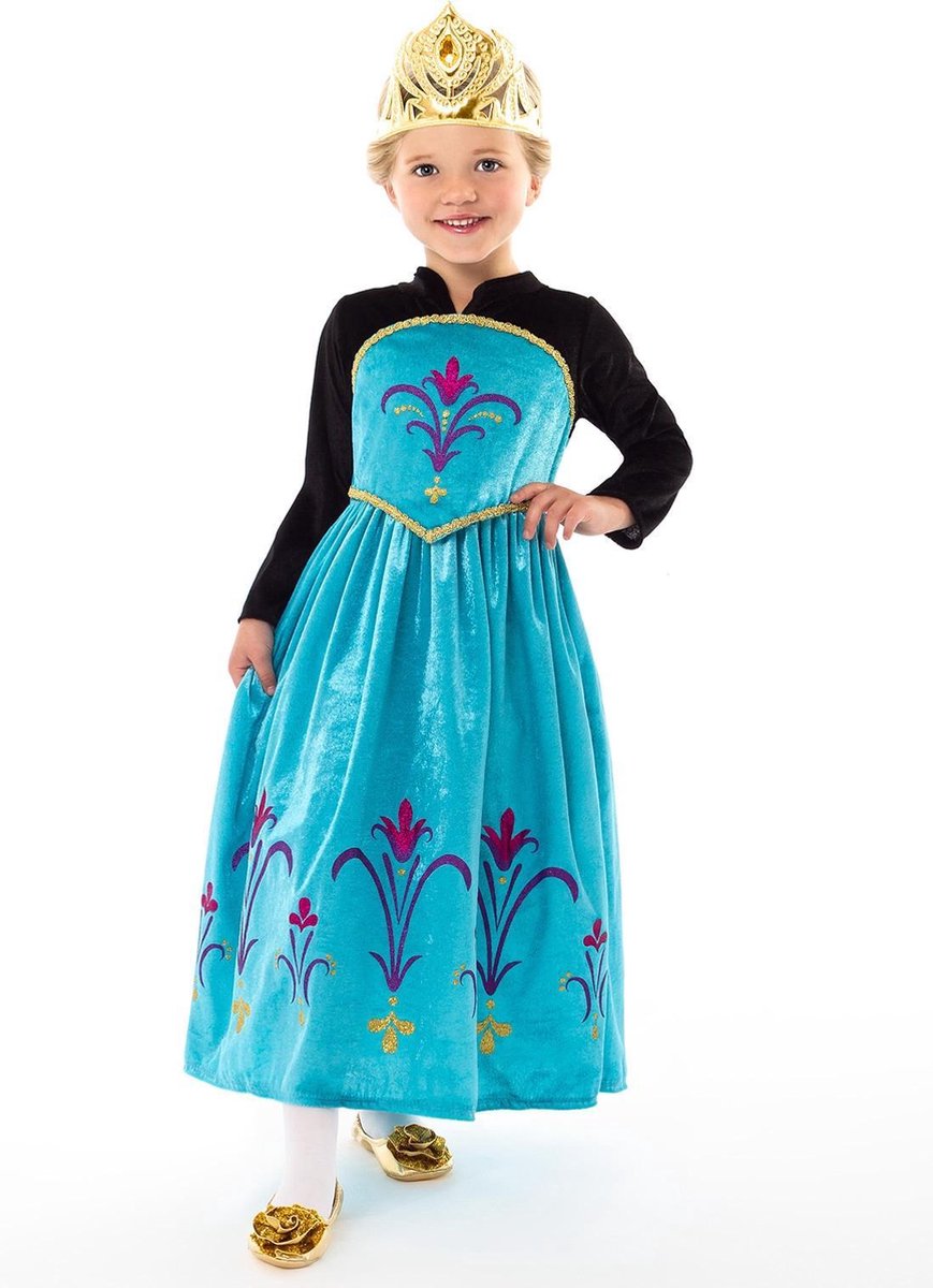 Pequeñas aventuras - vestido de elsa frozen el día de la coronación - talla 116 128