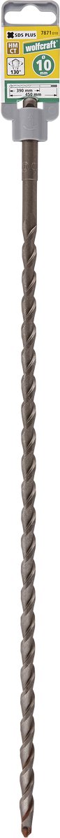 Wolfcraft - punta per calcestruzzo sds-plus ø 10 mm - metallo duro fornito - 7871010