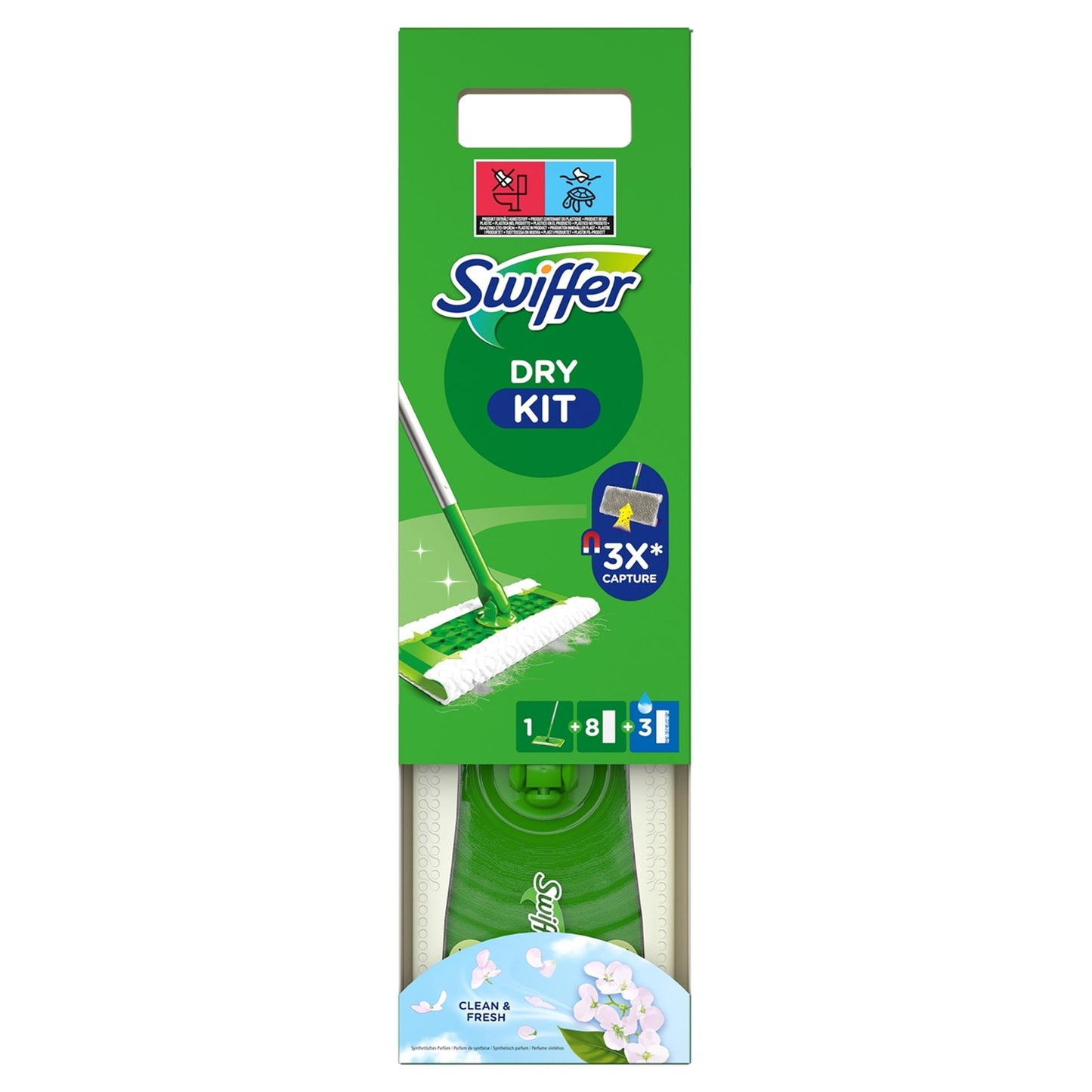 Starter kit lavapavimenti Swiffer 12 pezzi