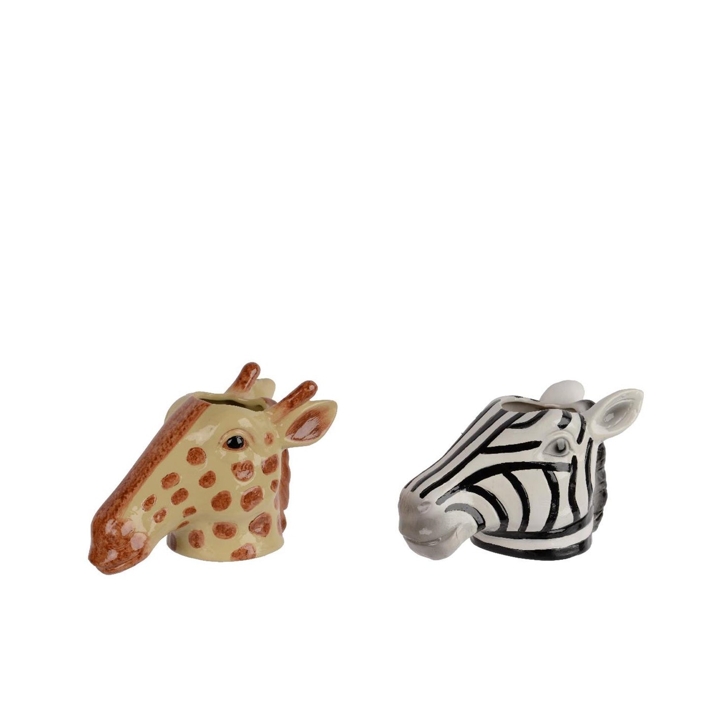 Macetero Decoris jirafa o cebra 8,5x16,5x11cm