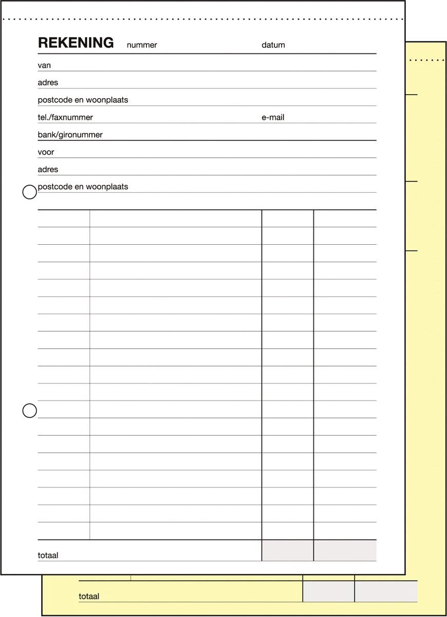 Sigel bill pad a5 - express - 2x50 hojas - autocopiante - si-30265