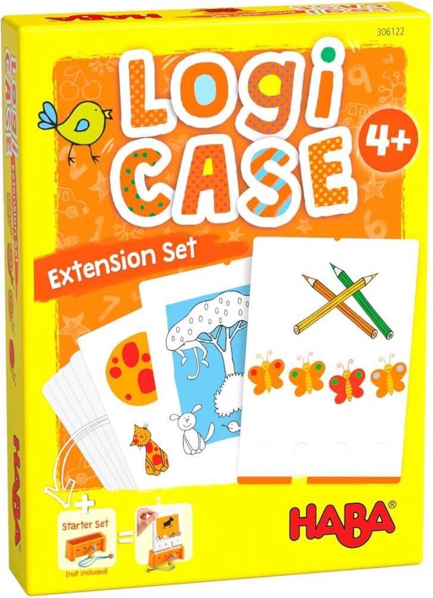 Haba | denkspel logicase uitbreidingset dieren 4+