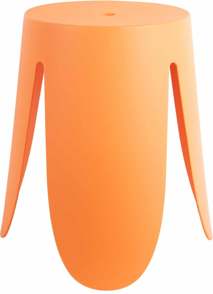 Taburete Leitmotiv ravish - naranja - ø43cm - escandinavo