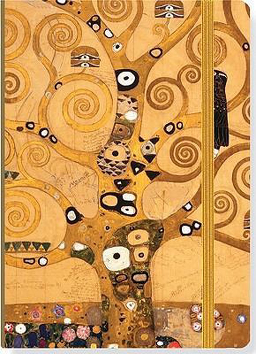 Cuaderno compacto Peter Pauper - árbol de la vida - con cierre elástico - 13x18 cm