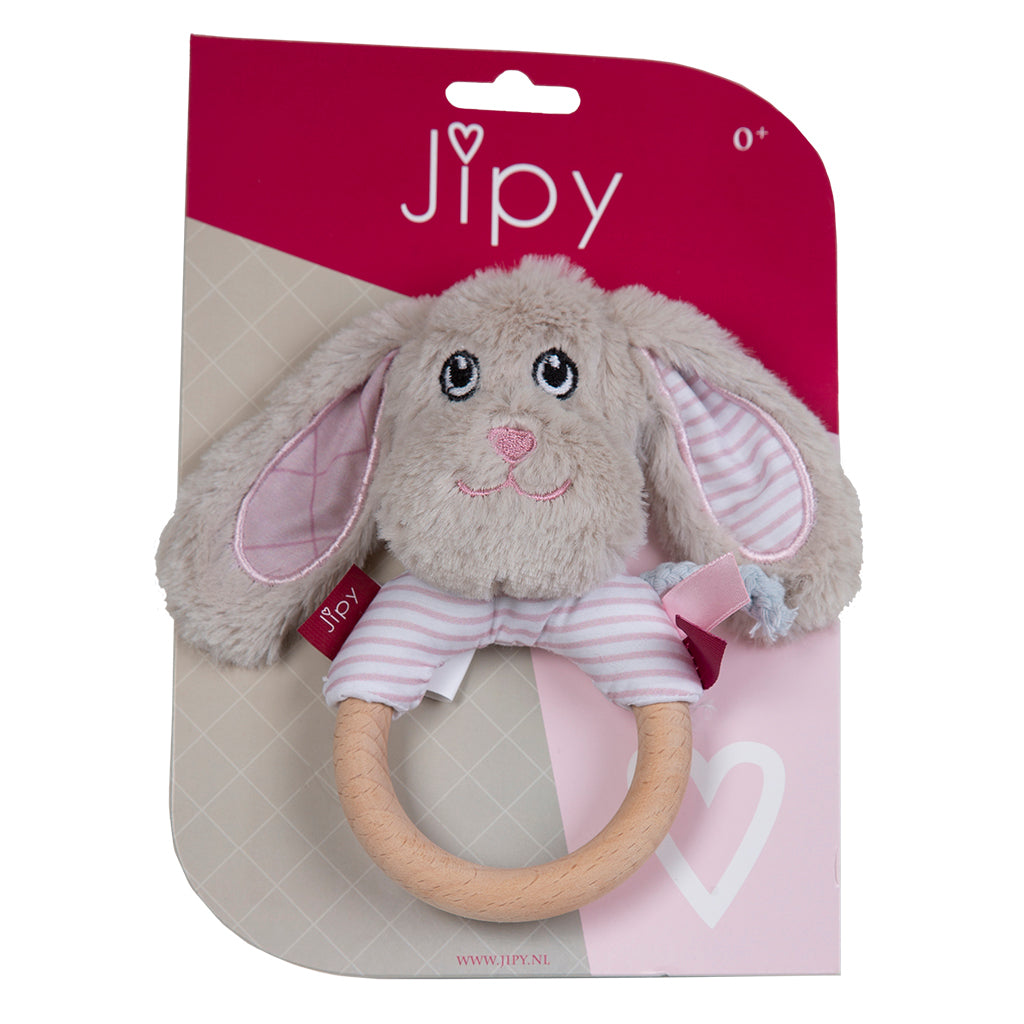 Jipy jipy sonajero perro rosa