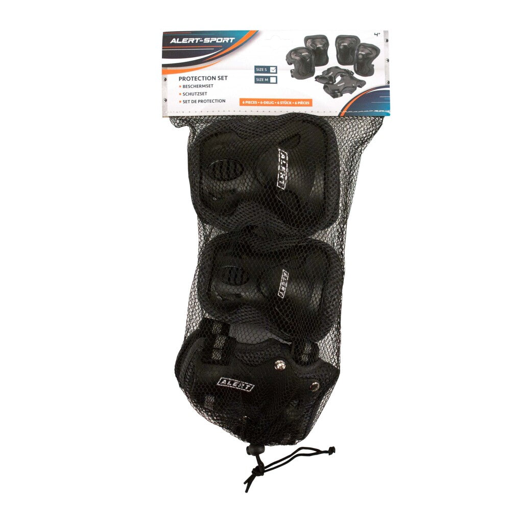 Avviso Alert Sport Protection Set Dimensioni S 3 pezzi Nero