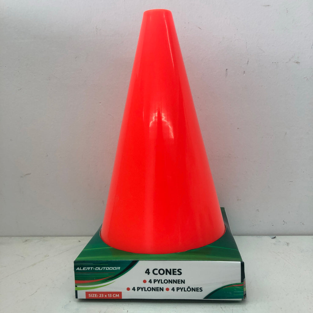 Avviso Piloni esterni 23x13 cm 4 pezzi arancione