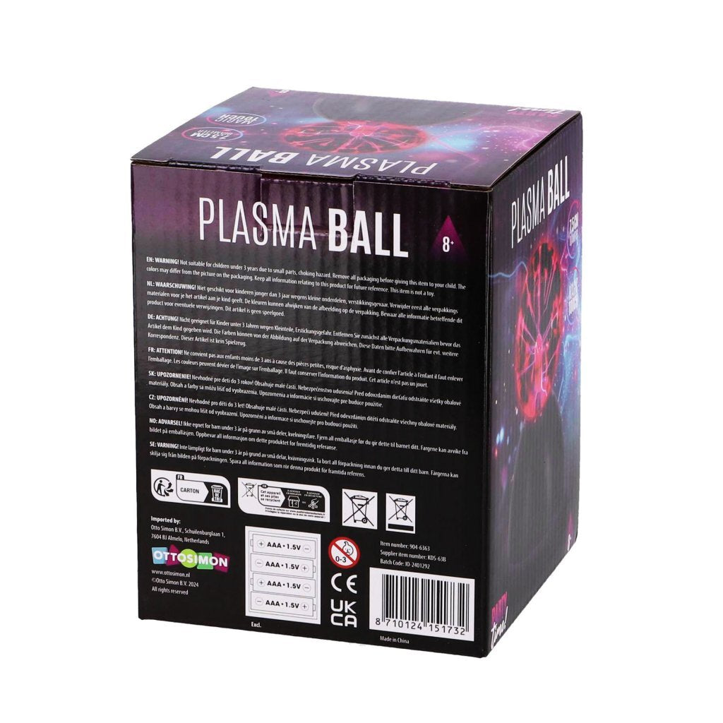 Altri marchi per feste in plasma BOL 7,5 cm nero