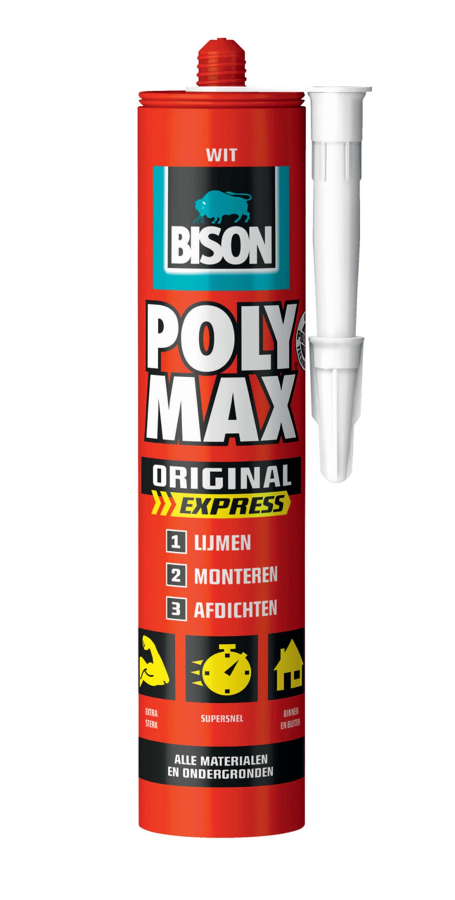 Bisonte poli max express 425gr blanco