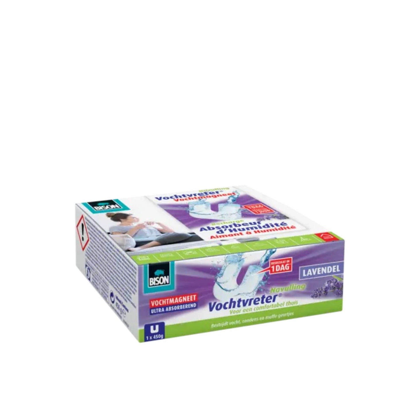 Magnete assorbiumidità Bison lavanda 450gr